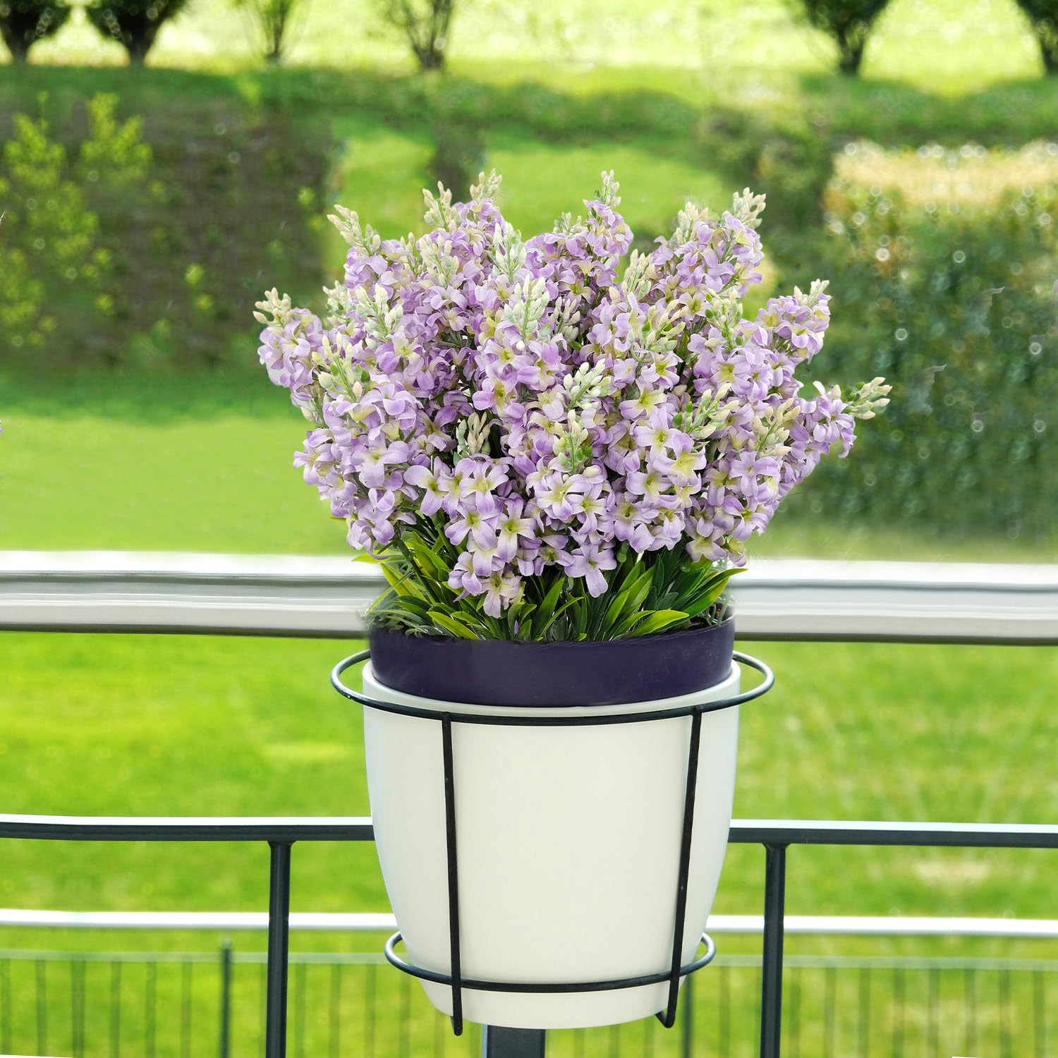 Carfoeny lilac wedding decoration close-up suitable for events