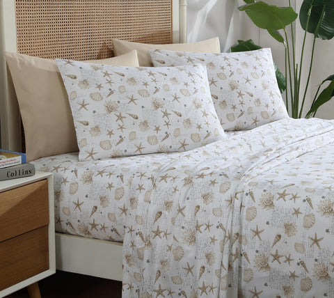 Caribbean Joe standard print pillowcase pair complements the beachy theme with vibrant, durable prints.