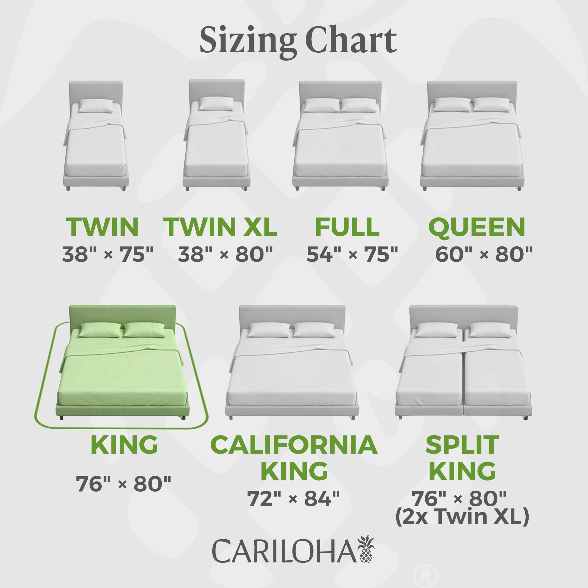 Cariloha Aloha Soft sheets are machine washable for easy care
