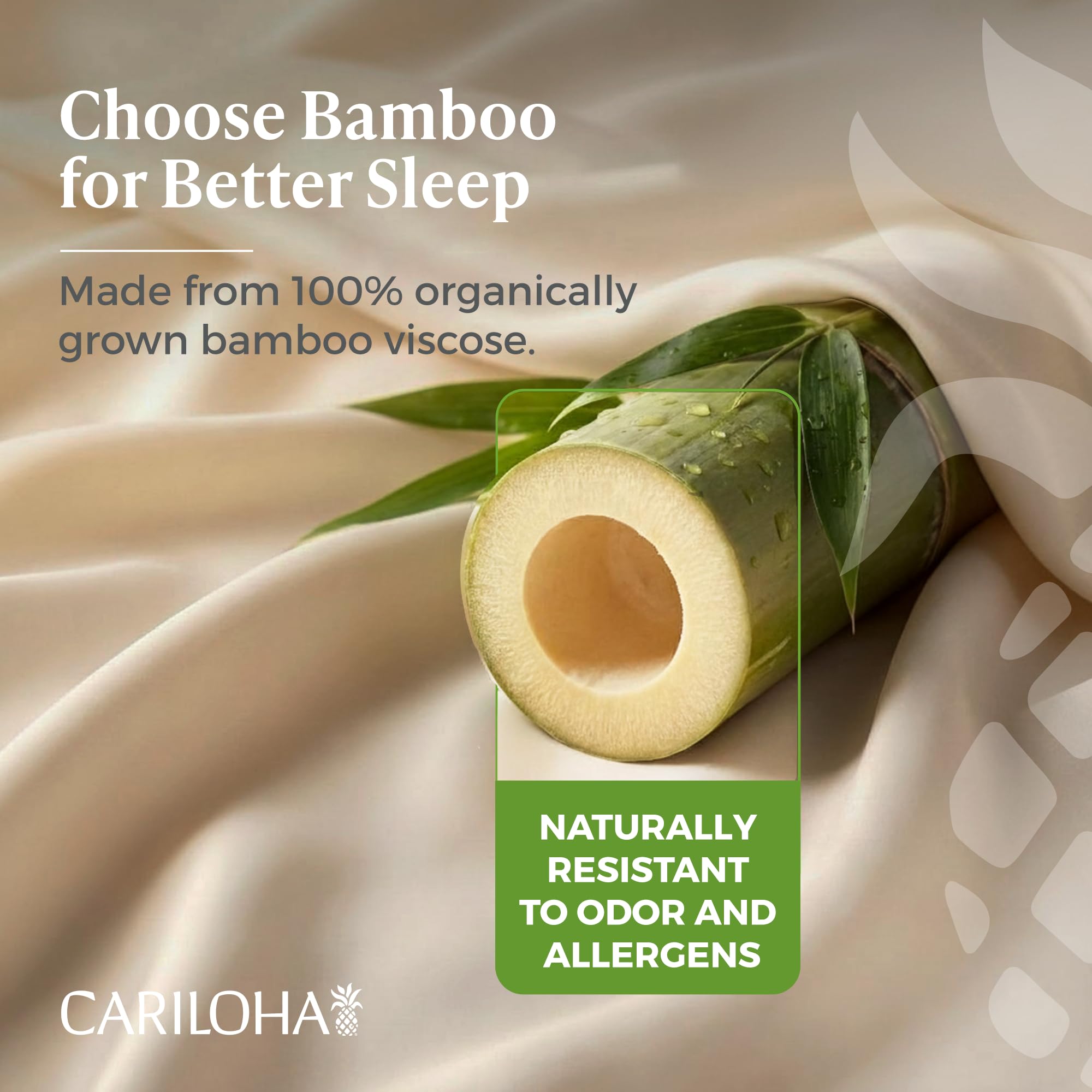 Cariloha Aloha Soft pillowcases offering a smooth, breathable surface for restful sleep