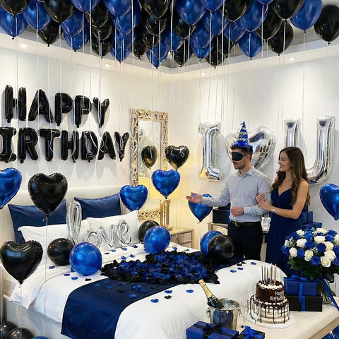 Carnira HAPPY BIRTHDAY 16-inch banner for festive room decor.
