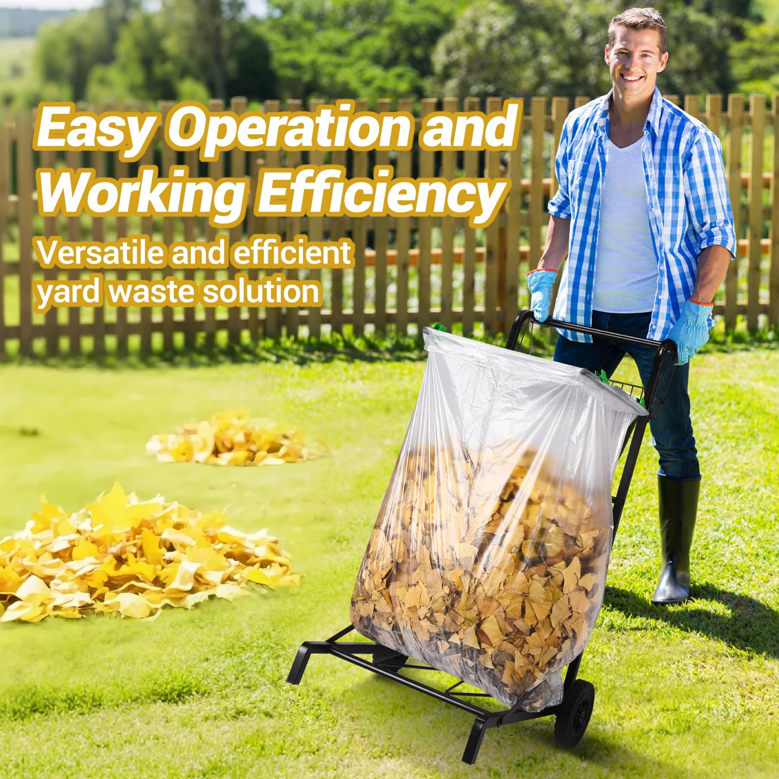 CAROD easy clip and removal design simplifies bag changes when bags are full