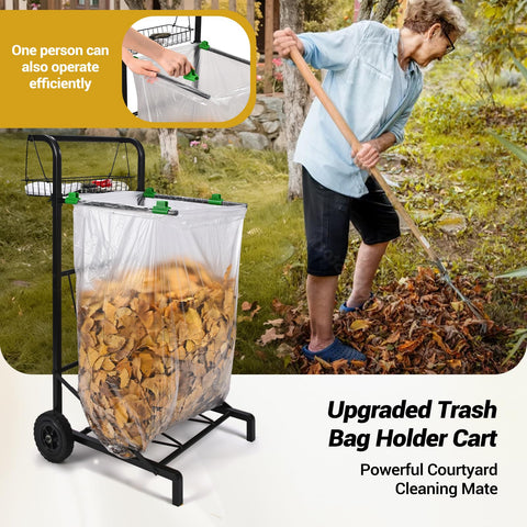 CAROD storage basket keeps gloves and tools within reach while working outdoors