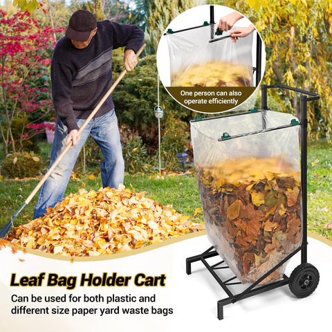 CAROD system secures bags with clips along the support rod for stability.
