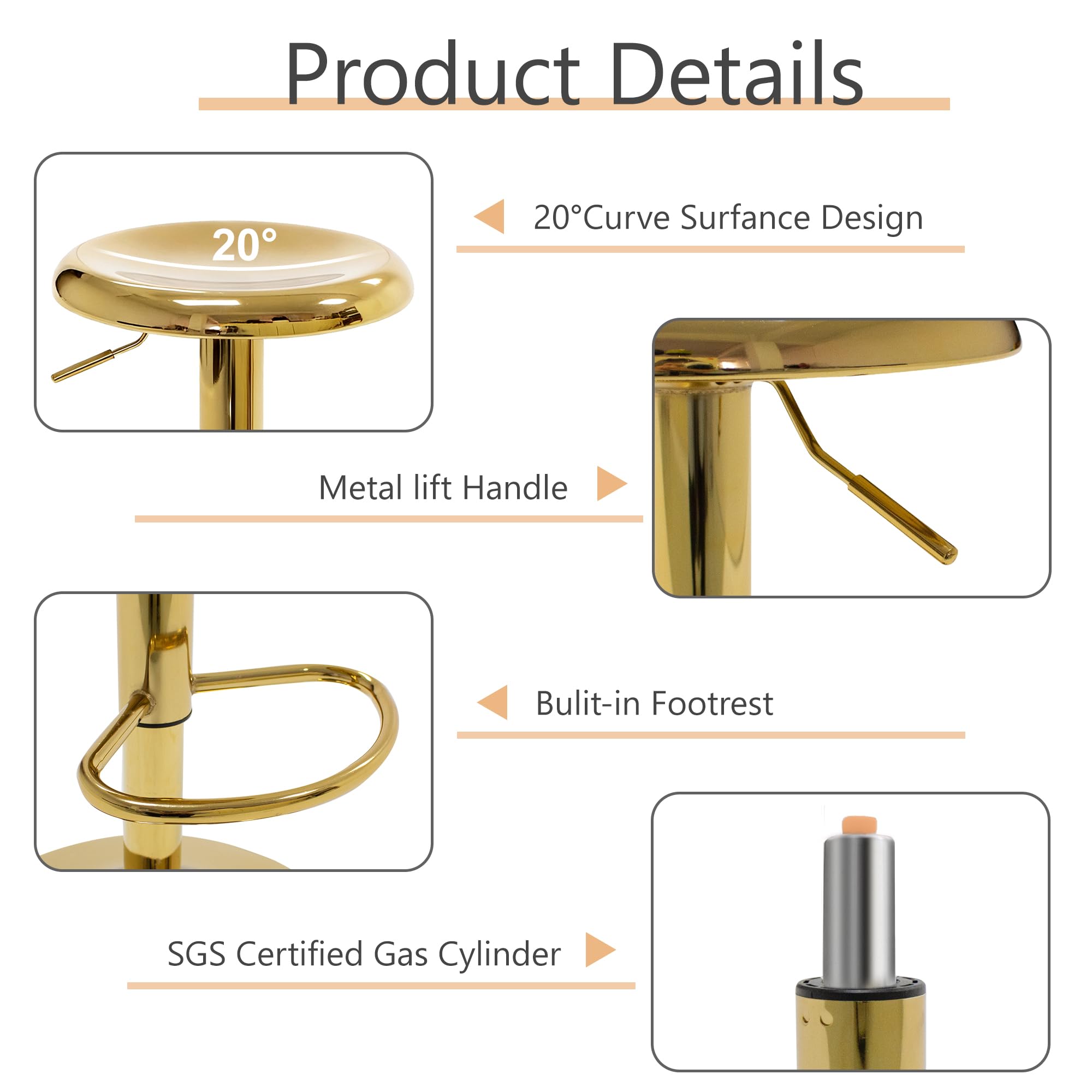 CAROLMADE stools ship with simple instructions for quick assembly