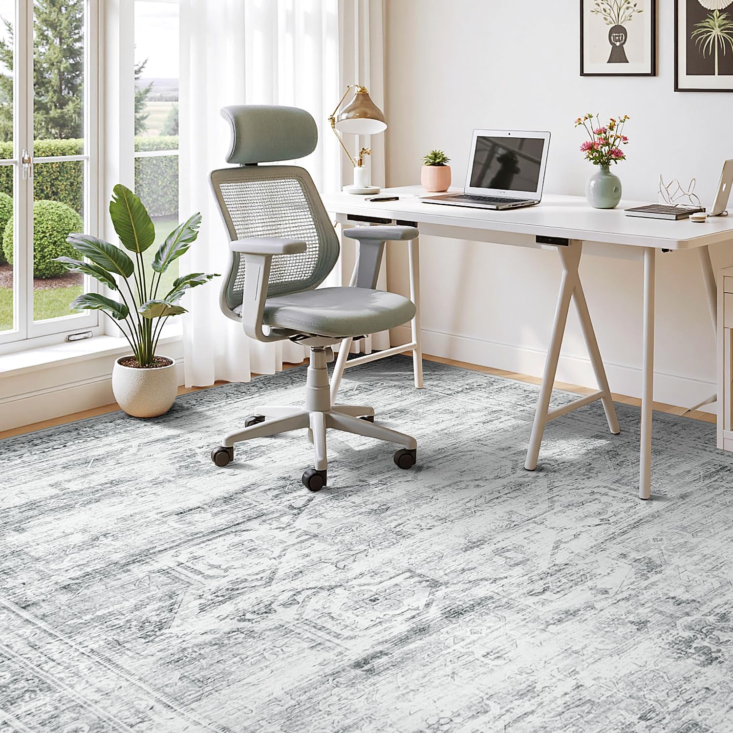 Carpelux 5x7 rug ideal for high-traffic areas like halls and dining rooms.
