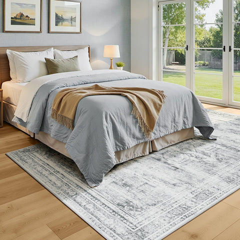 Carpelux rug folds flat for compact storage when not in use.