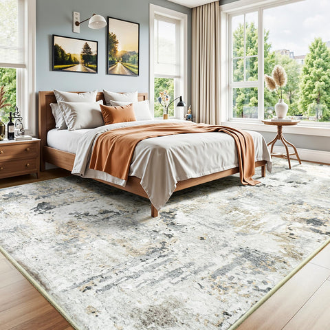 Carpelux area rug 9x12 ensures easy door clearance and furniture fit