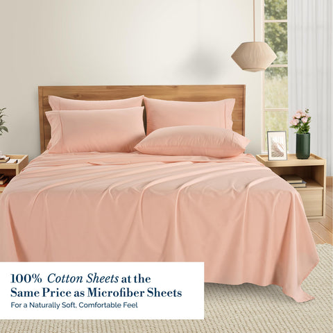 Casa Platino six piece sheets set with deep pocket fitted sheet for secure fit