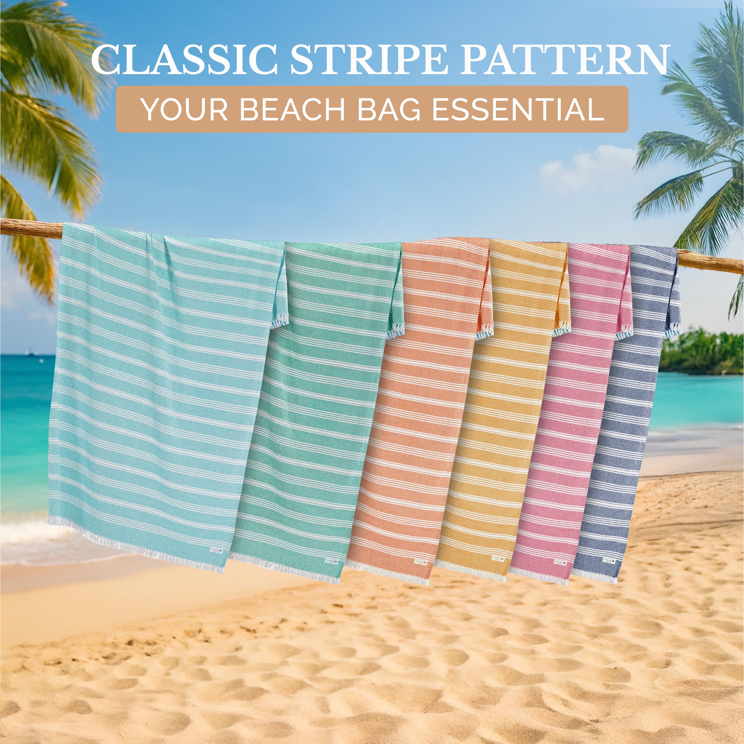 Casa Platino lightweight towel, travel-ready and easy to pack.
