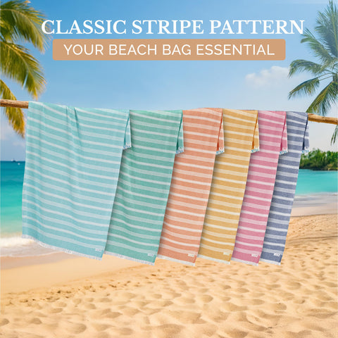 Casa Platino lightweight towel, travel-ready and easy to pack.