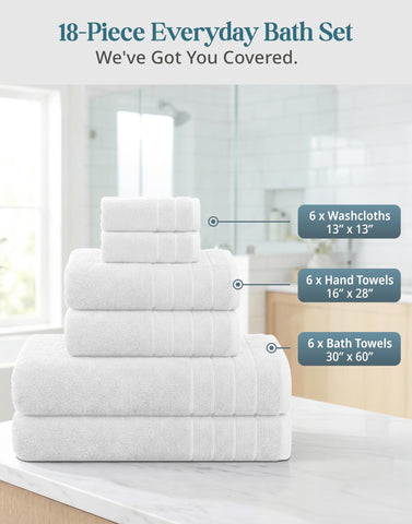 Casa Platino hand towels 16x28 inches ideal for daily use.