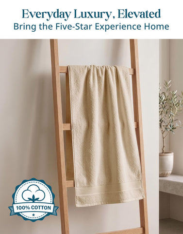 Casa Platino OEKO-TEX certified towels ensure safety and skin-friendly use.