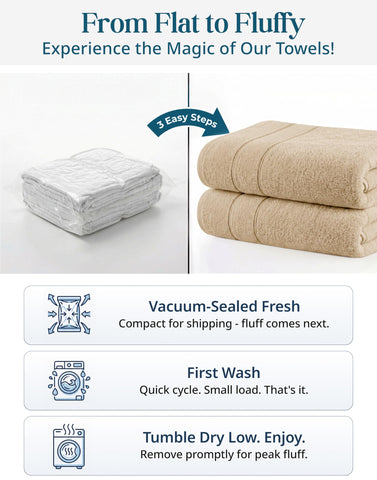 Casa Platino versatile hand towels suitable for bath, kitchen, and gym.