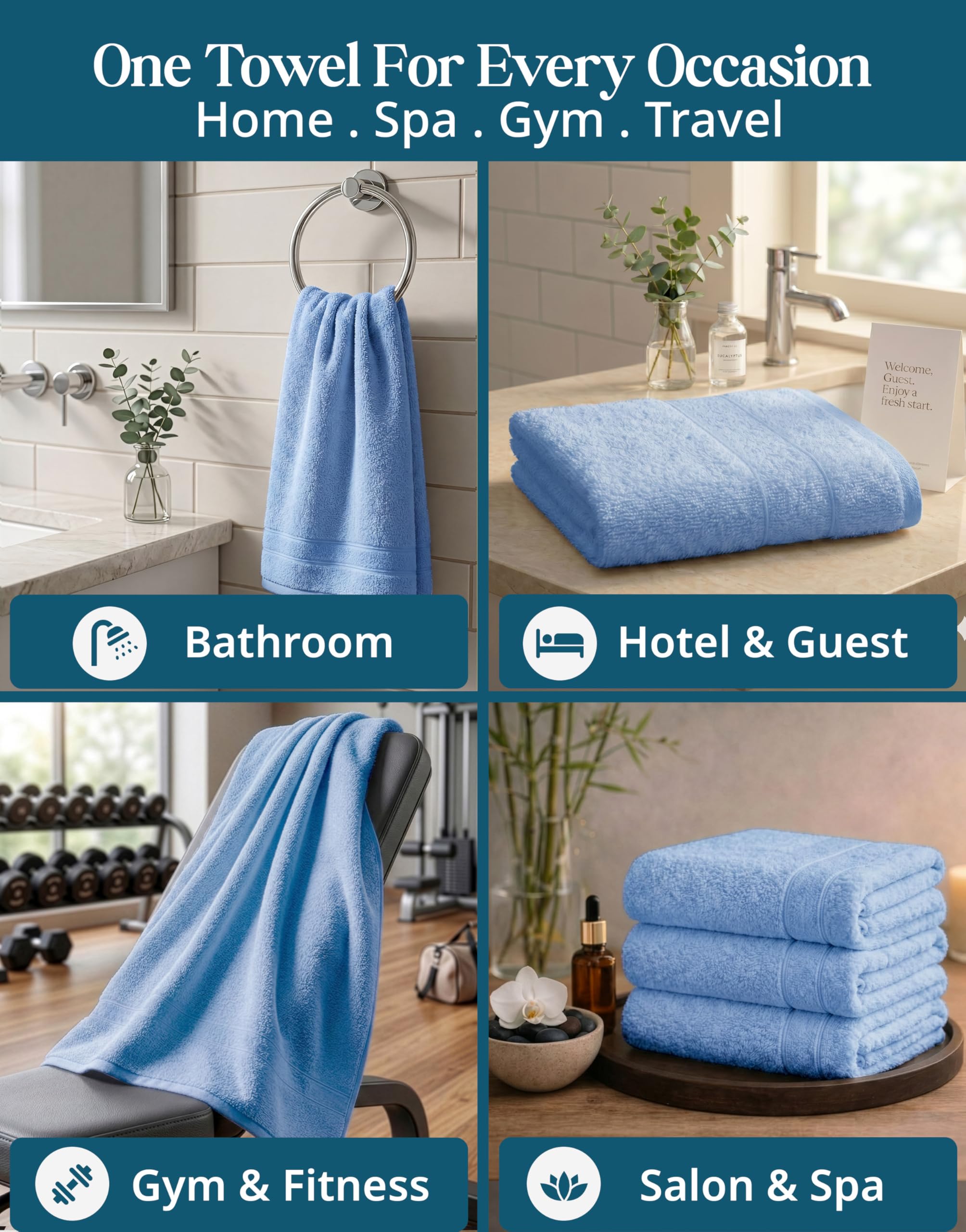 Casa Platino OEKO-TEX certified towels ensure safety and quality.