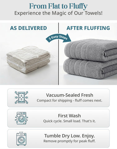 Casa Platino premium cotton bath towels: two hand towels ideal for sinks and guest baths