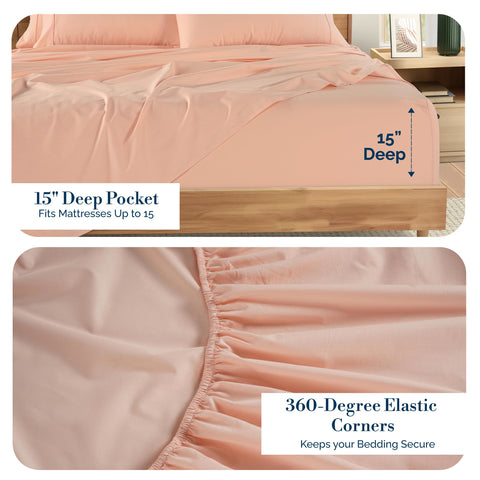 Casa Platino queen pillowcases close up highlighting soft durable fabric