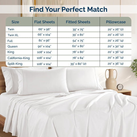 Casa Platino all-season comfort demonstrated in warm and cool bedroom scene