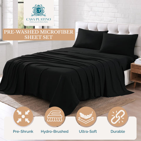 Casa Platino queen sheets with deep pockets for secure fit