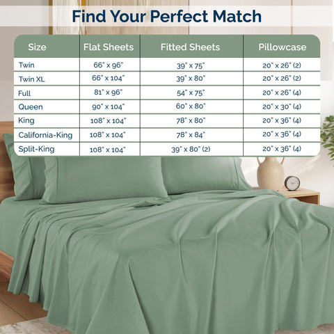 Casa Platino sage green color option adds calming versatile bedroom style