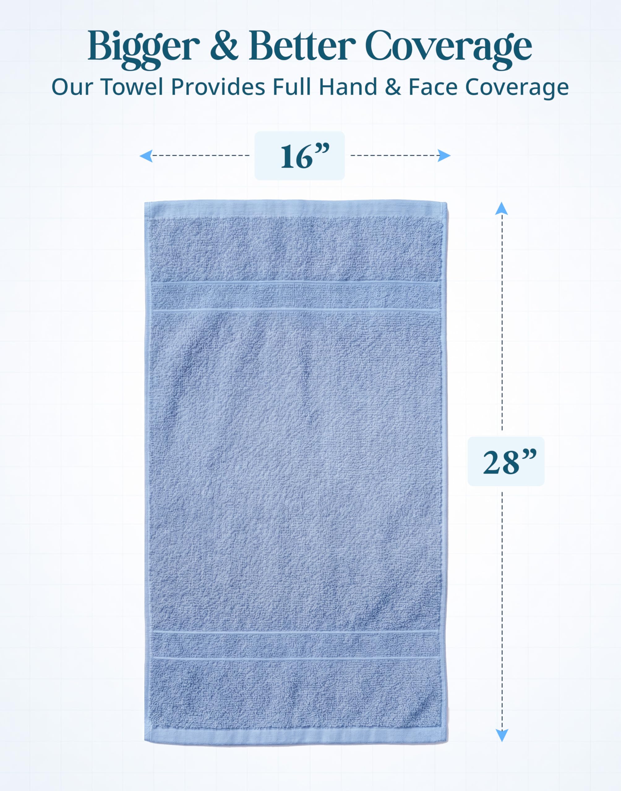 Casa Platino quick-dry terry loops for fast moisture absorption.