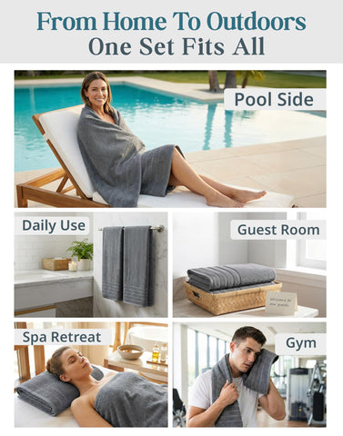 Casa Platino travel-friendly towels ready for trips and guest stays.