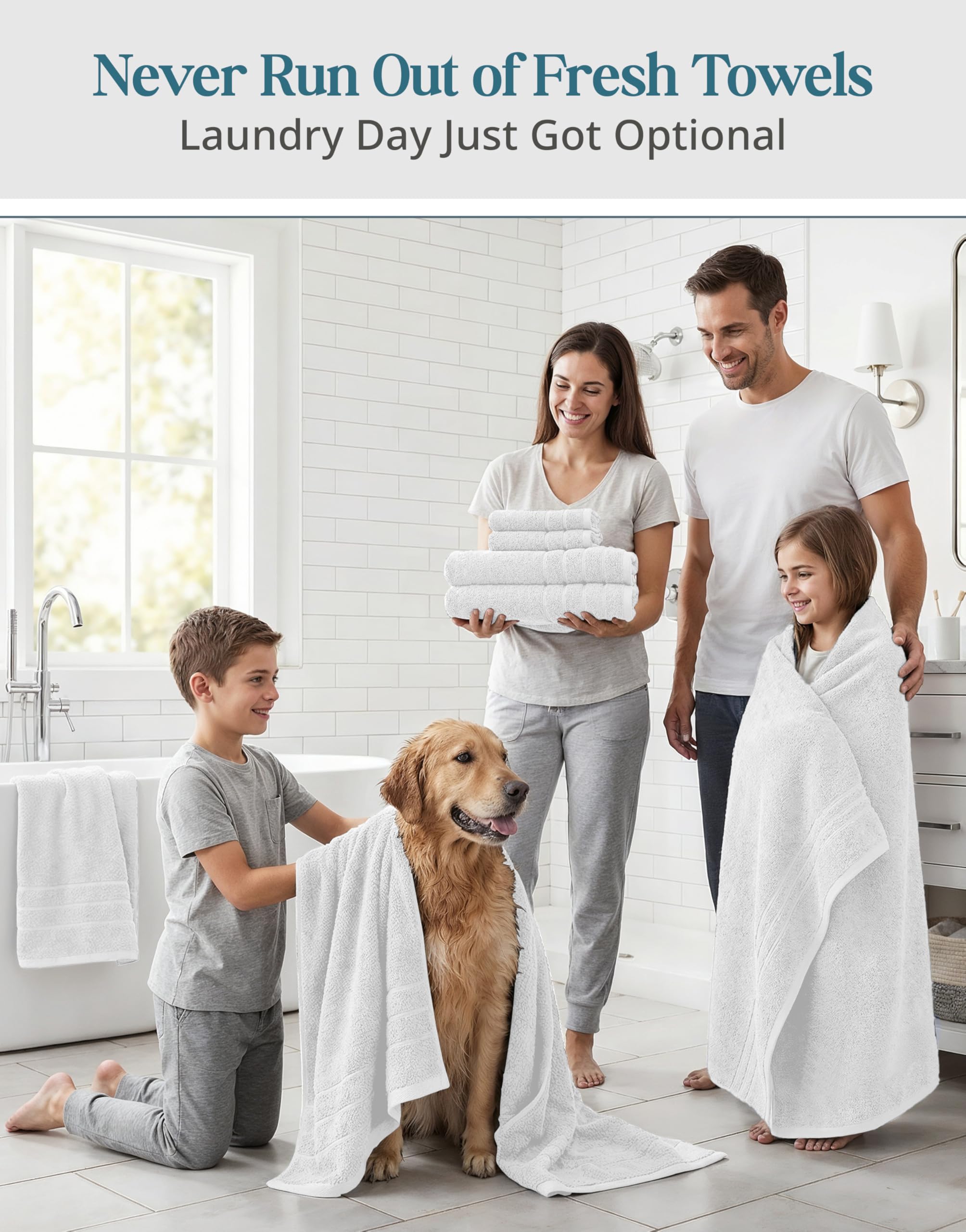 Casa Platino washcloths 13x13 inches for face and spa routines.