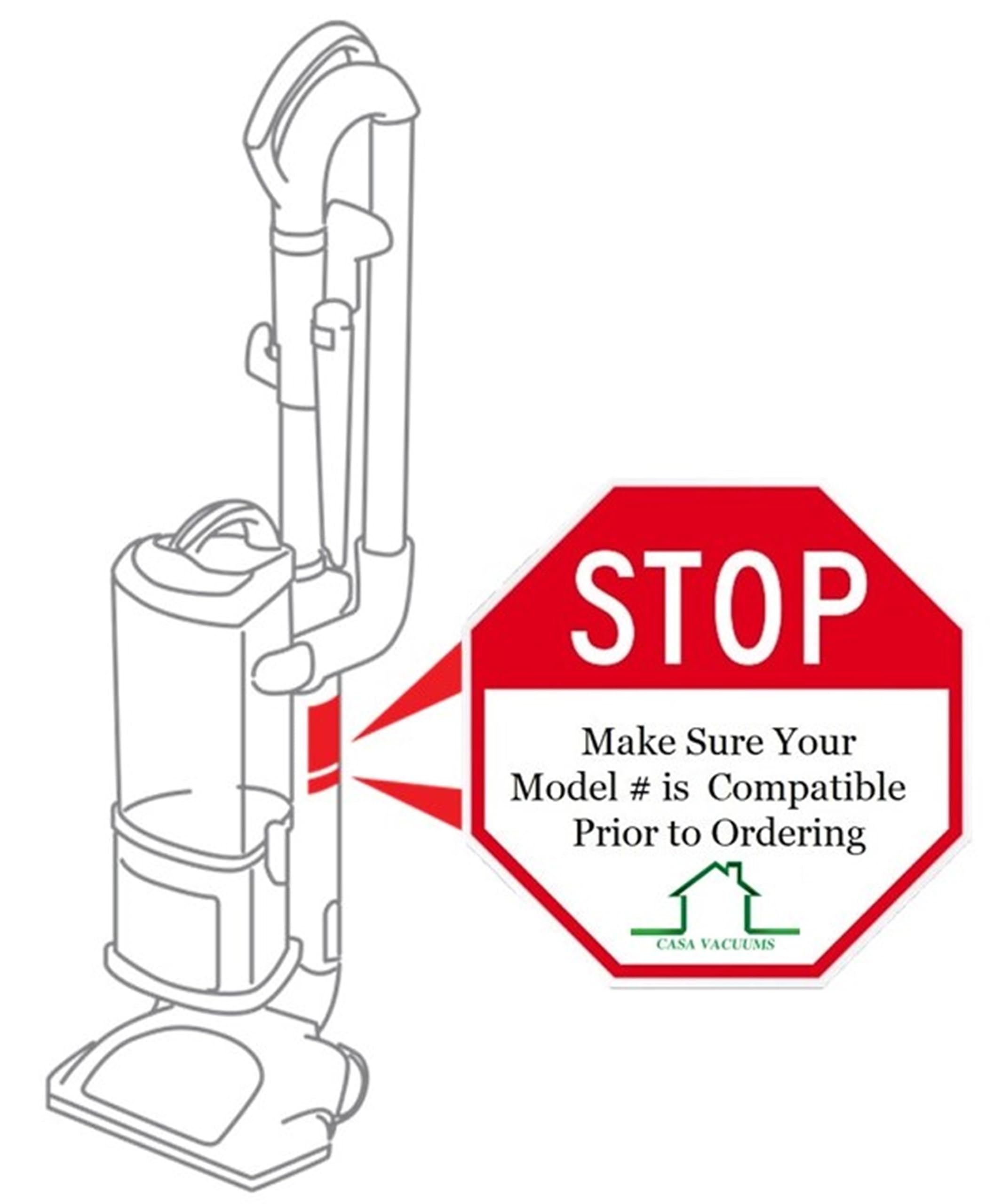 Casa Vacuums ergonomic handle enables comfortable, versatile cleaning motions.