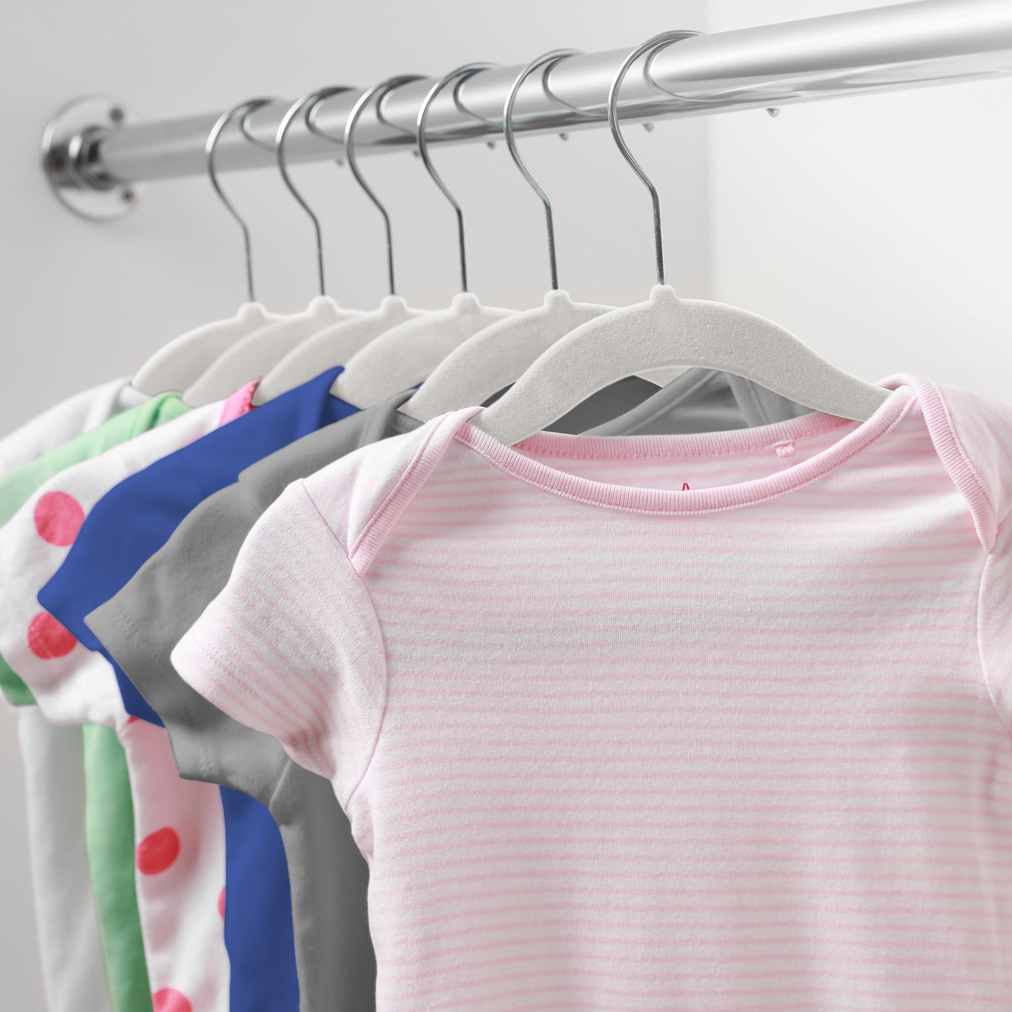 Casafield hanger shoulder notches keep tops secure without slipping.