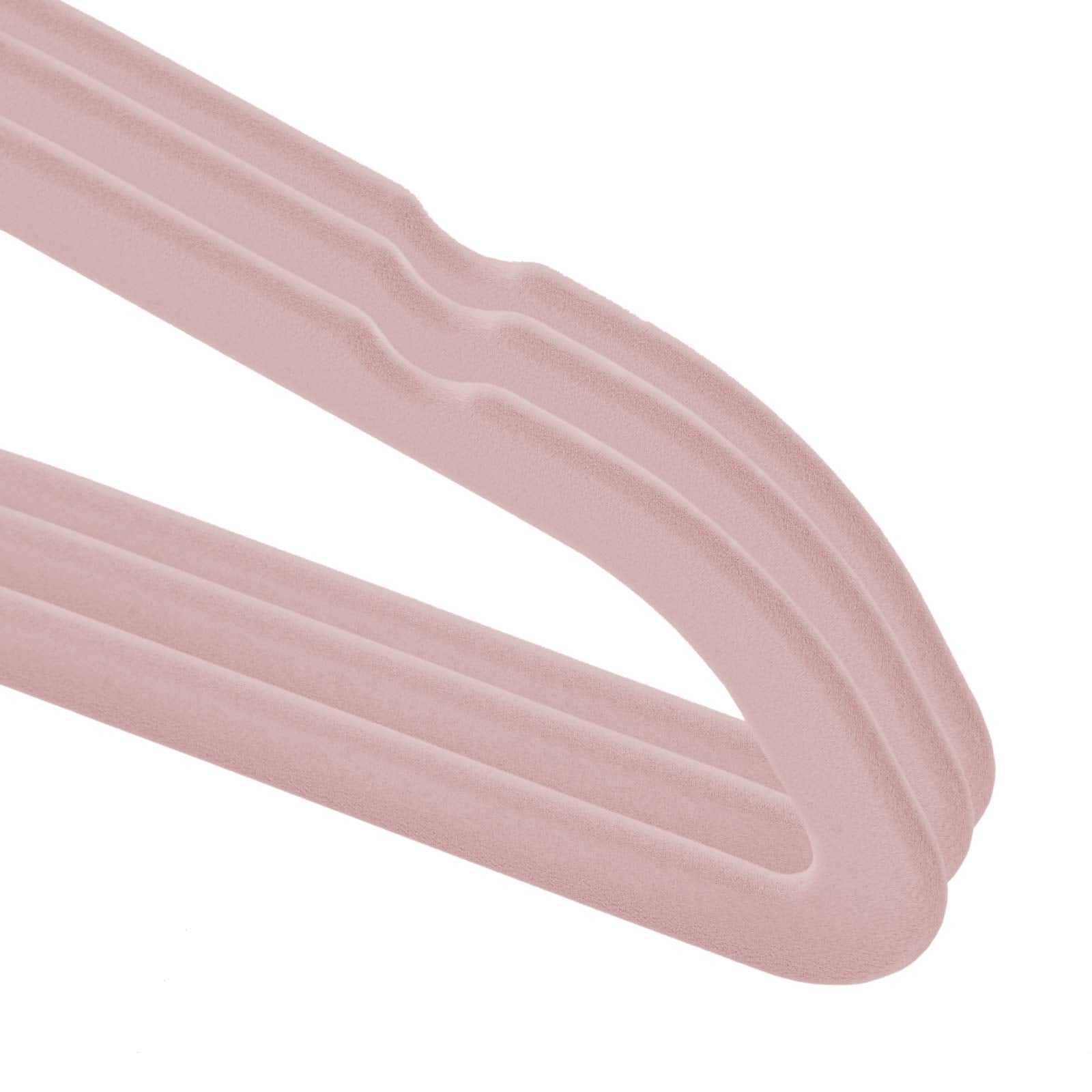 Casafield infant toddler hangers 11-inch non-slip design keeps outfits in place.