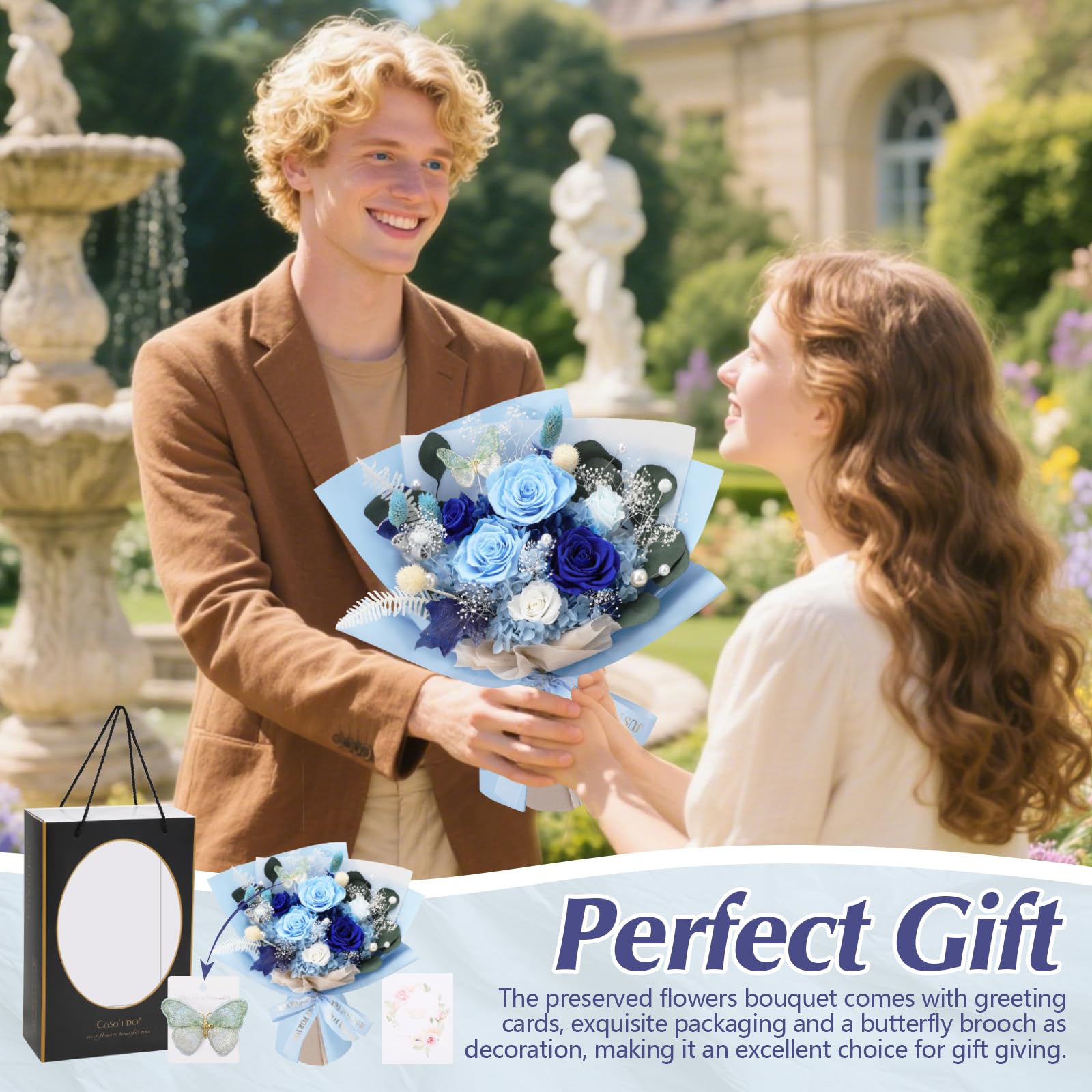 Casaido gift packaging with greeting card enhances the surprise