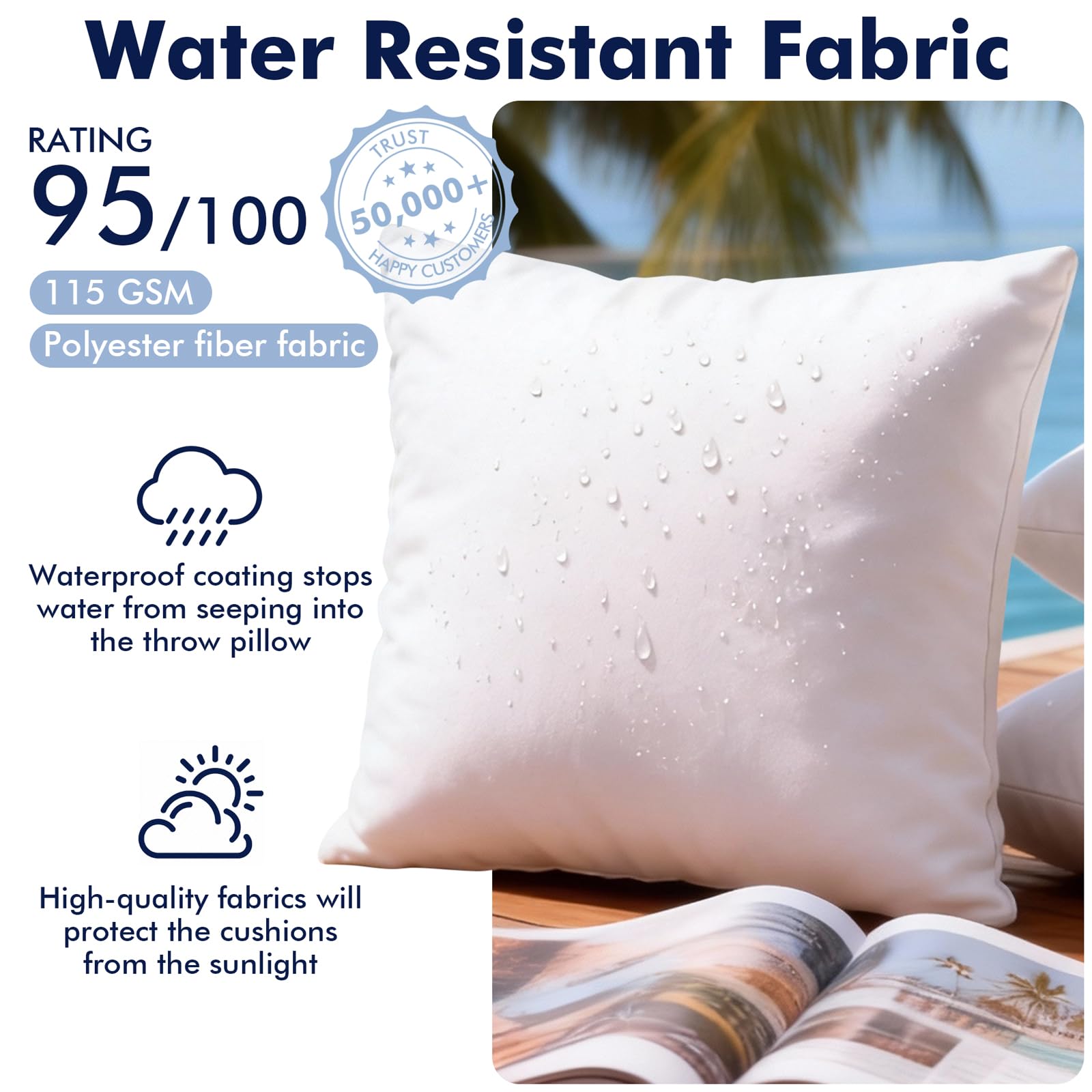 Casajoy patio chair decorative insert adds style and resilience