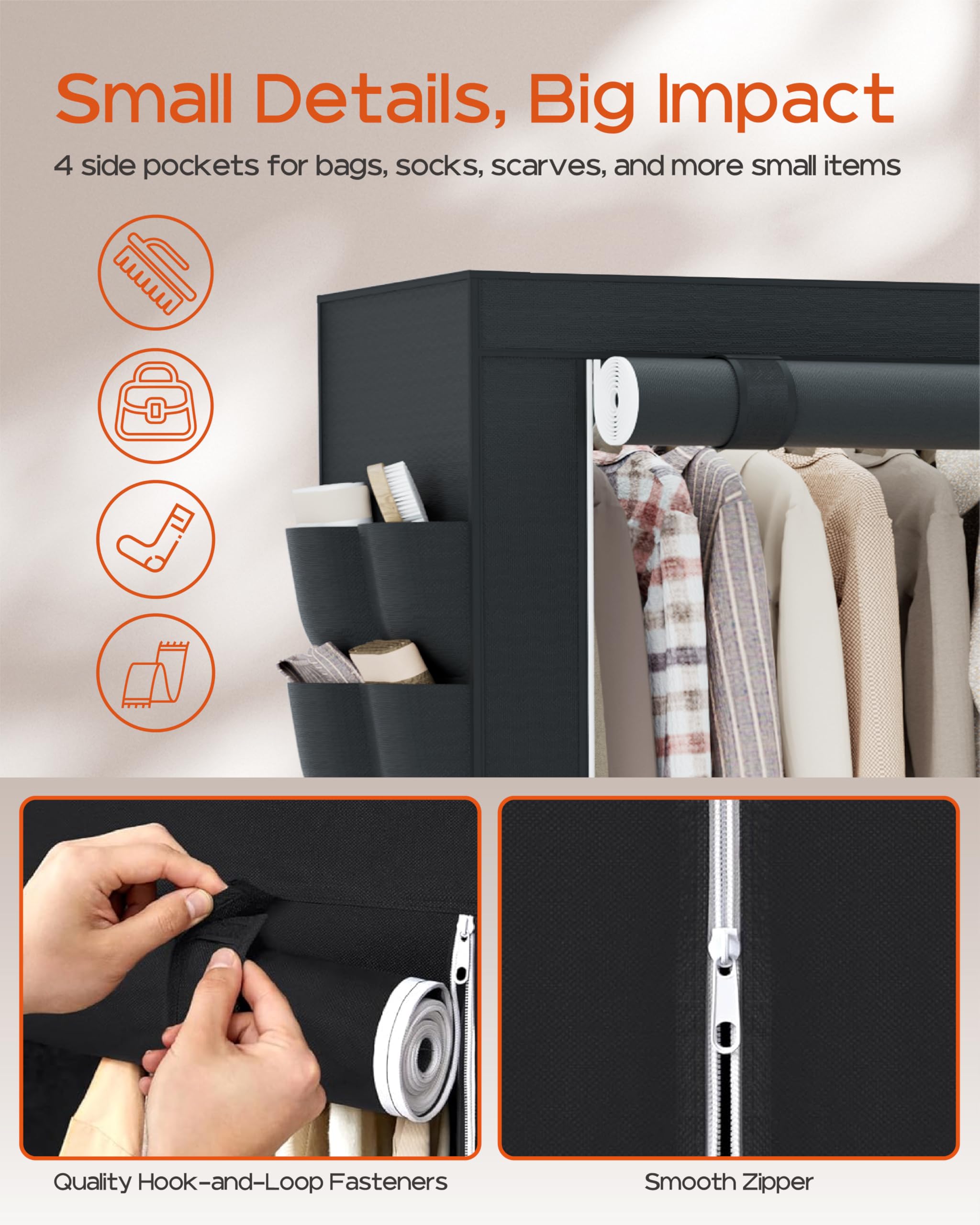 Casamaya under-shelf space ideal for shoes and accessories.