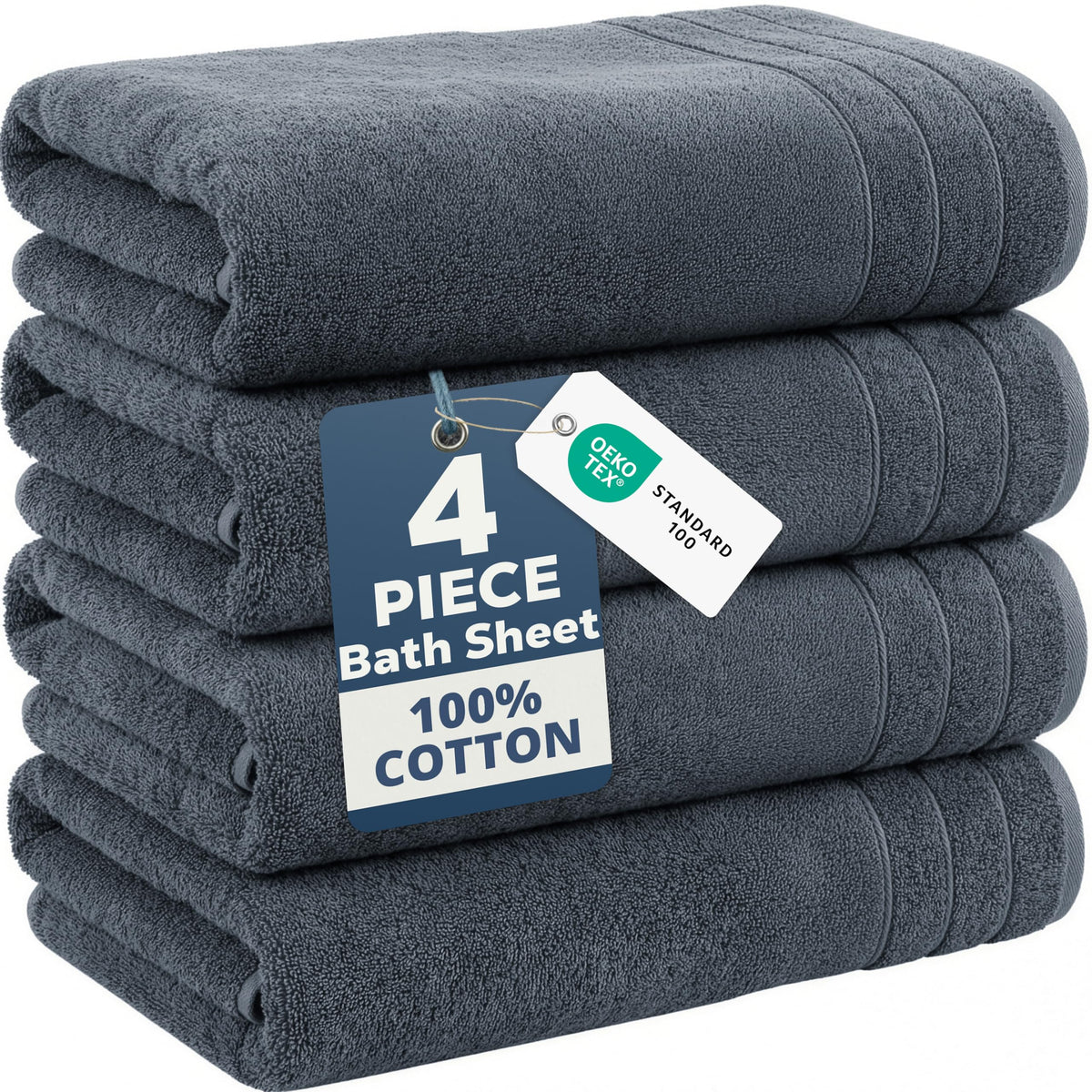 Casa Platino bath sheets ensemble with oversized towels for full-body coverage.