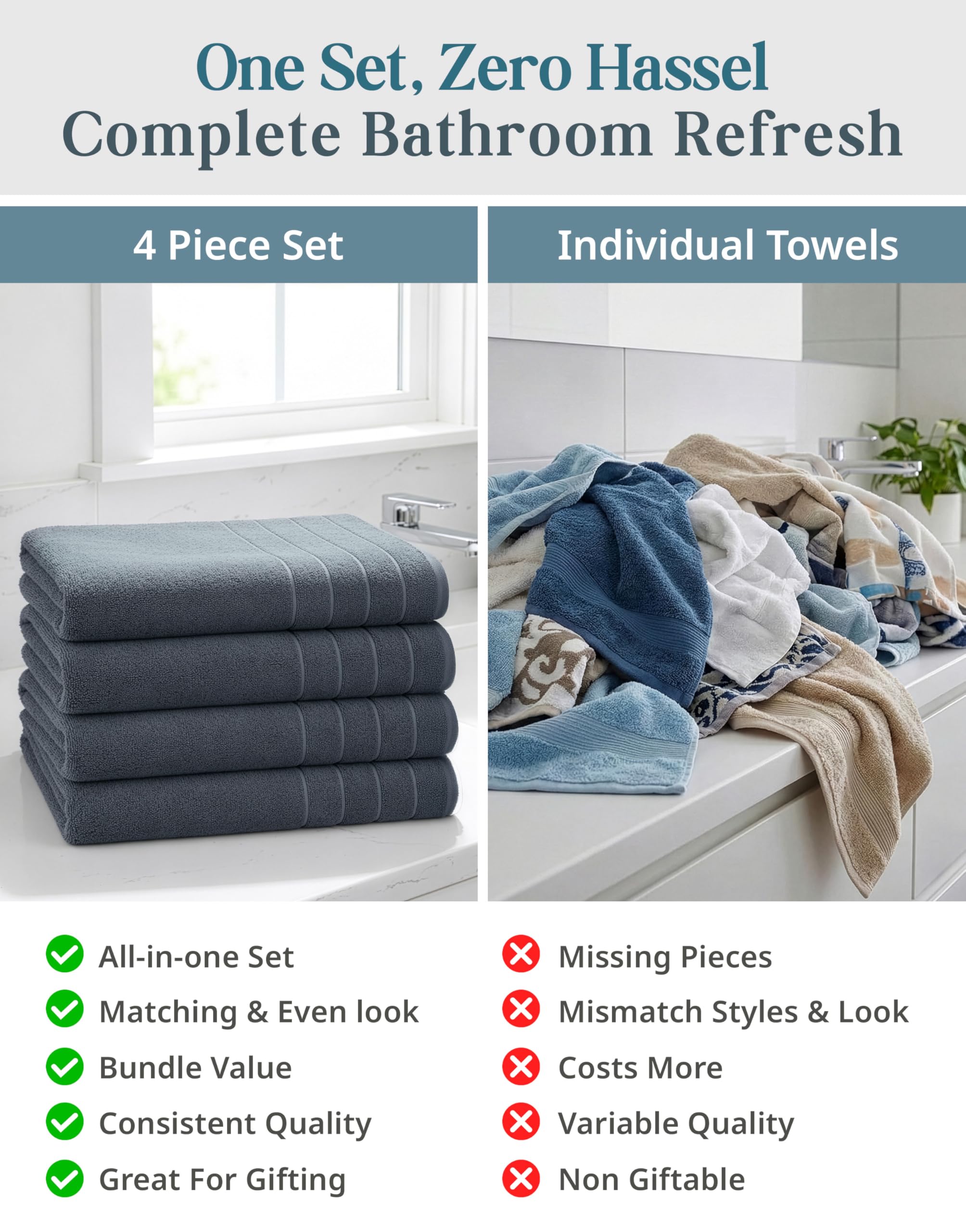 Casa Platino luxury spa-at-home feel with soft touch and durable quality.