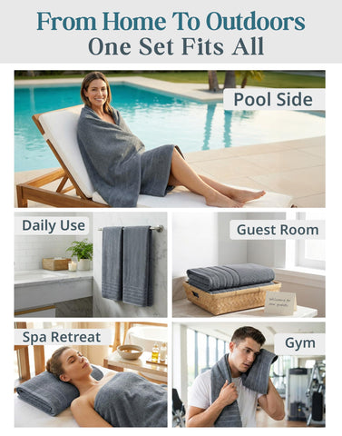 Casa Platino machine-washable towels simplify upkeep and cleanliness.