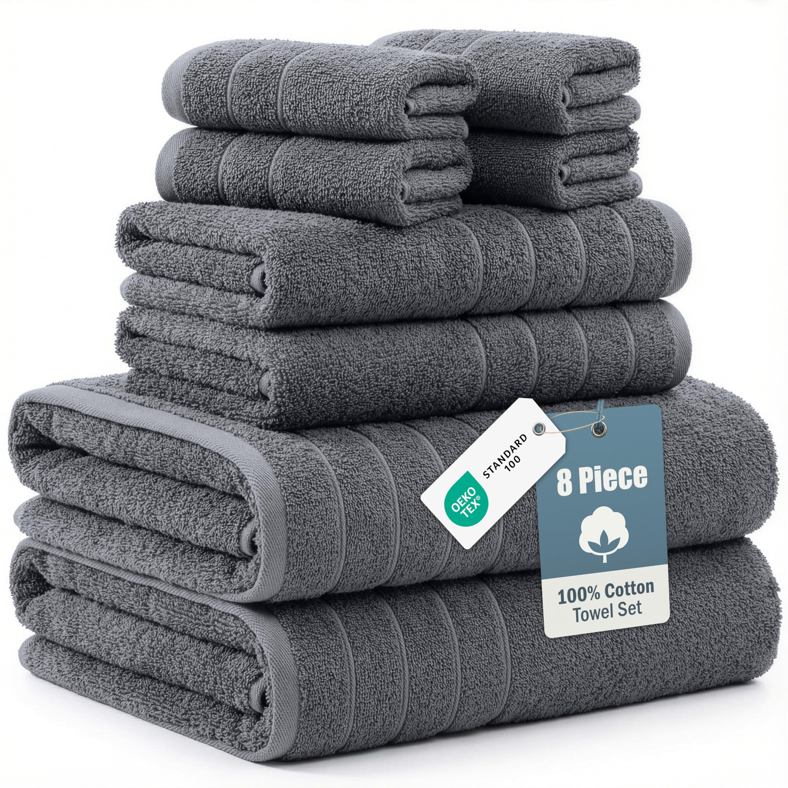 Casa Platino premium cotton towels bath towel 30x60 for spa-like absorbency