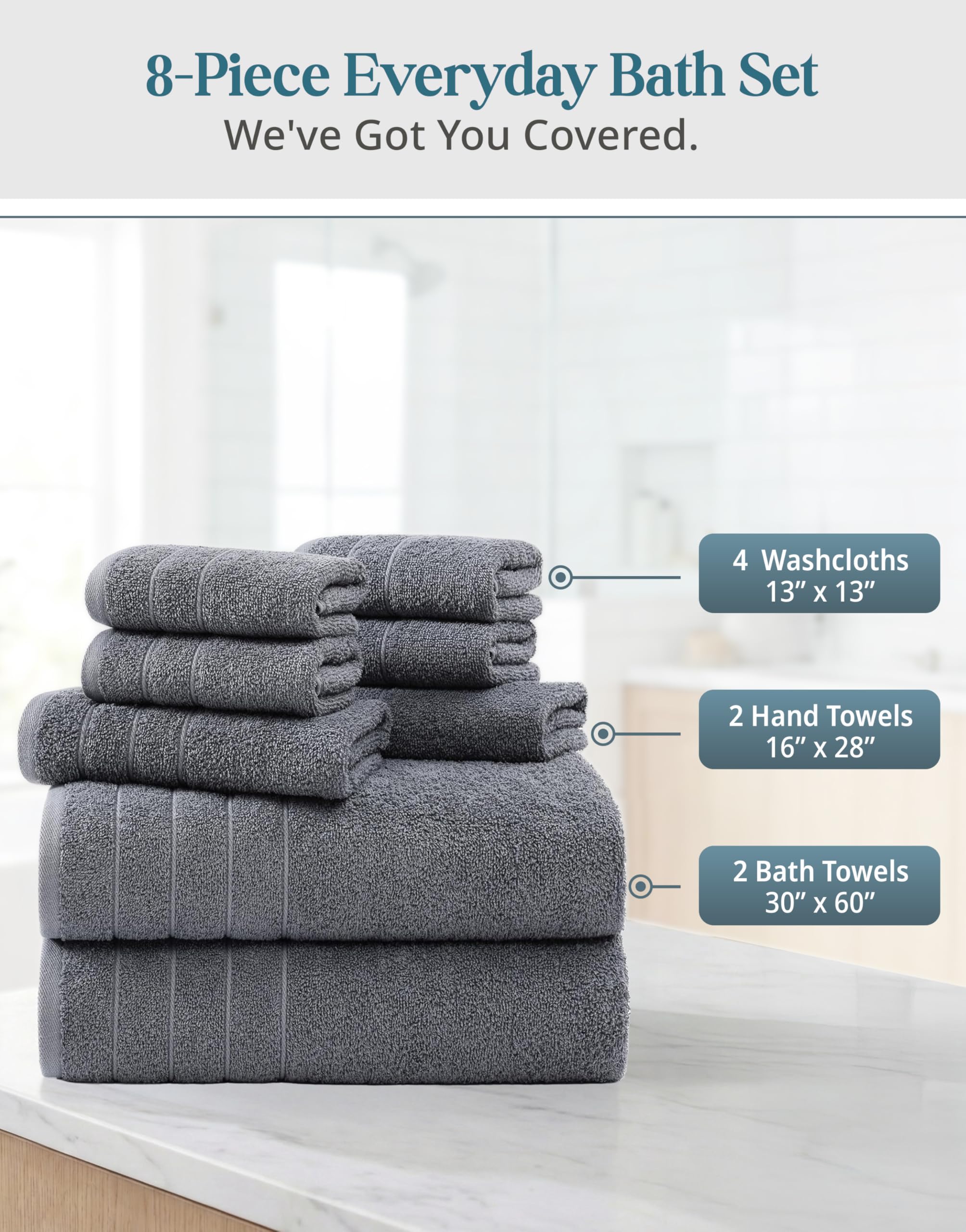 Casa Platino premium cotton towels soft touch fabric for cozy mornings