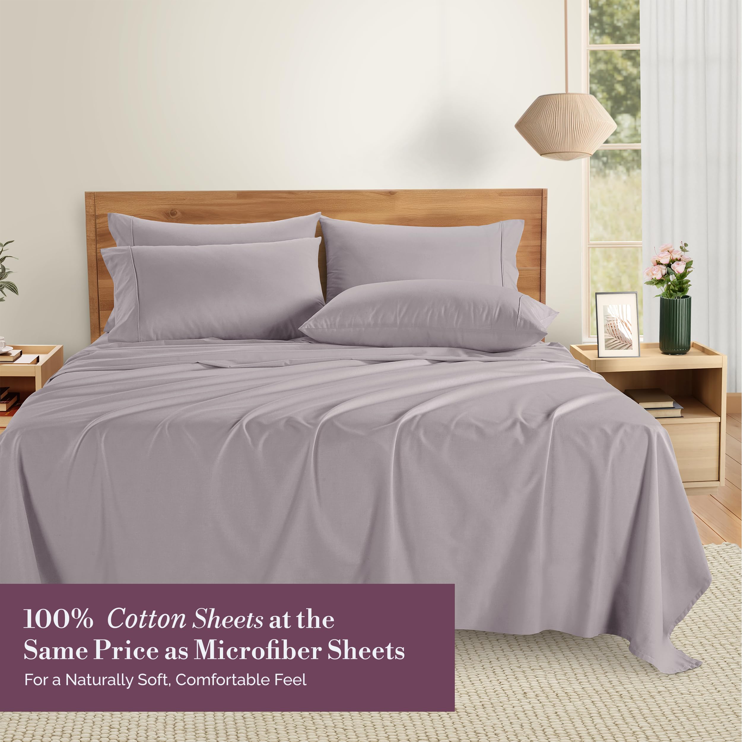 Casa Platino queen fitted sheet 60x80 with 15-pocket offers secure fit.