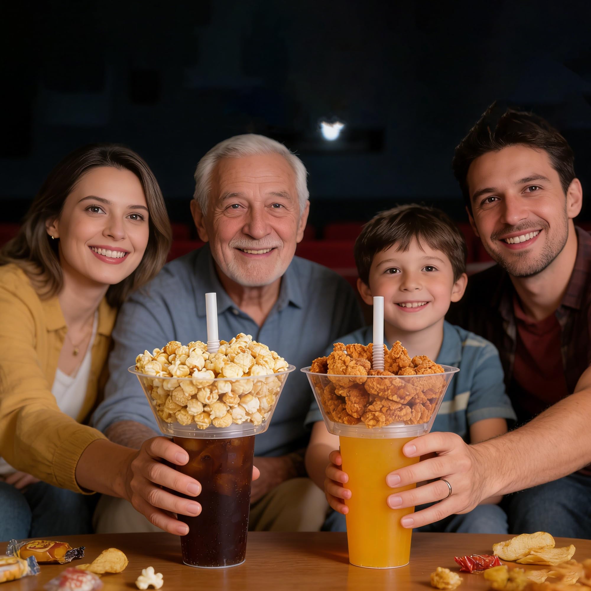 Casarak versatile cups serve snacks, desserts, or condiments on the go