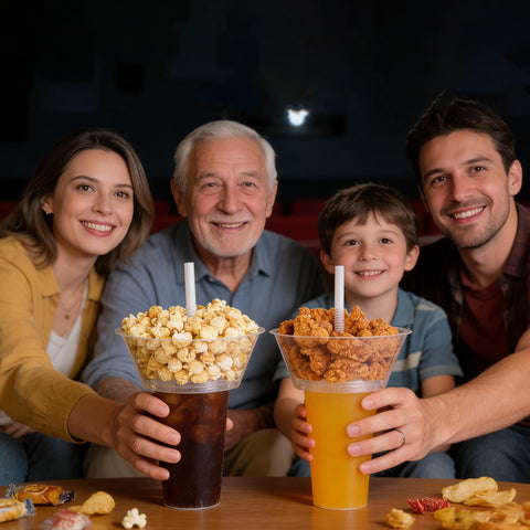 Casarak versatile cups serve snacks, desserts, or condiments on the go