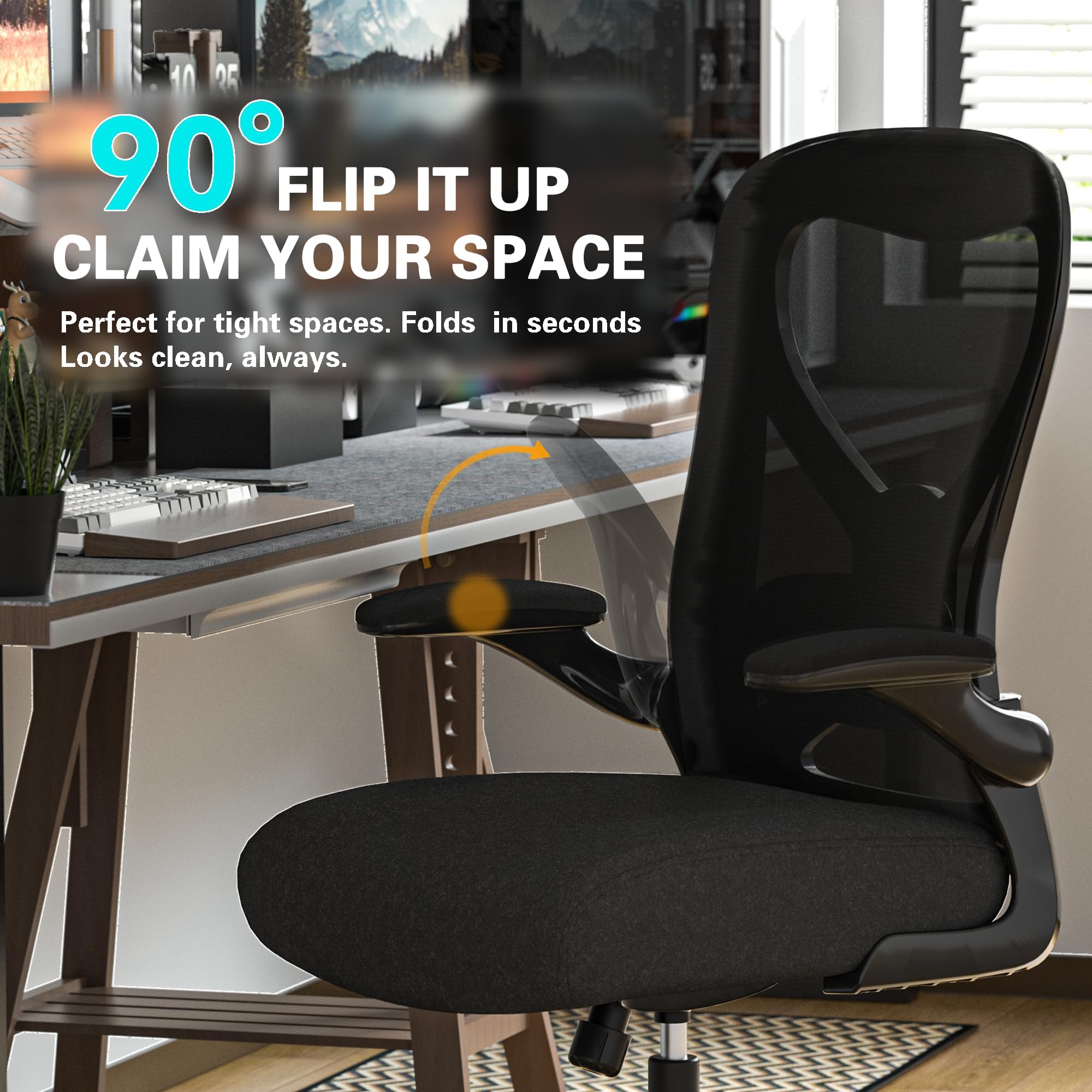 CASASIO office-chair-height-adjustment enables quick, precise posture alignment.