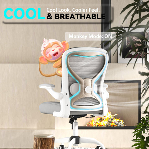 CASASIO tilt-and-rock mechanism supports natural movement and adjustable tension.