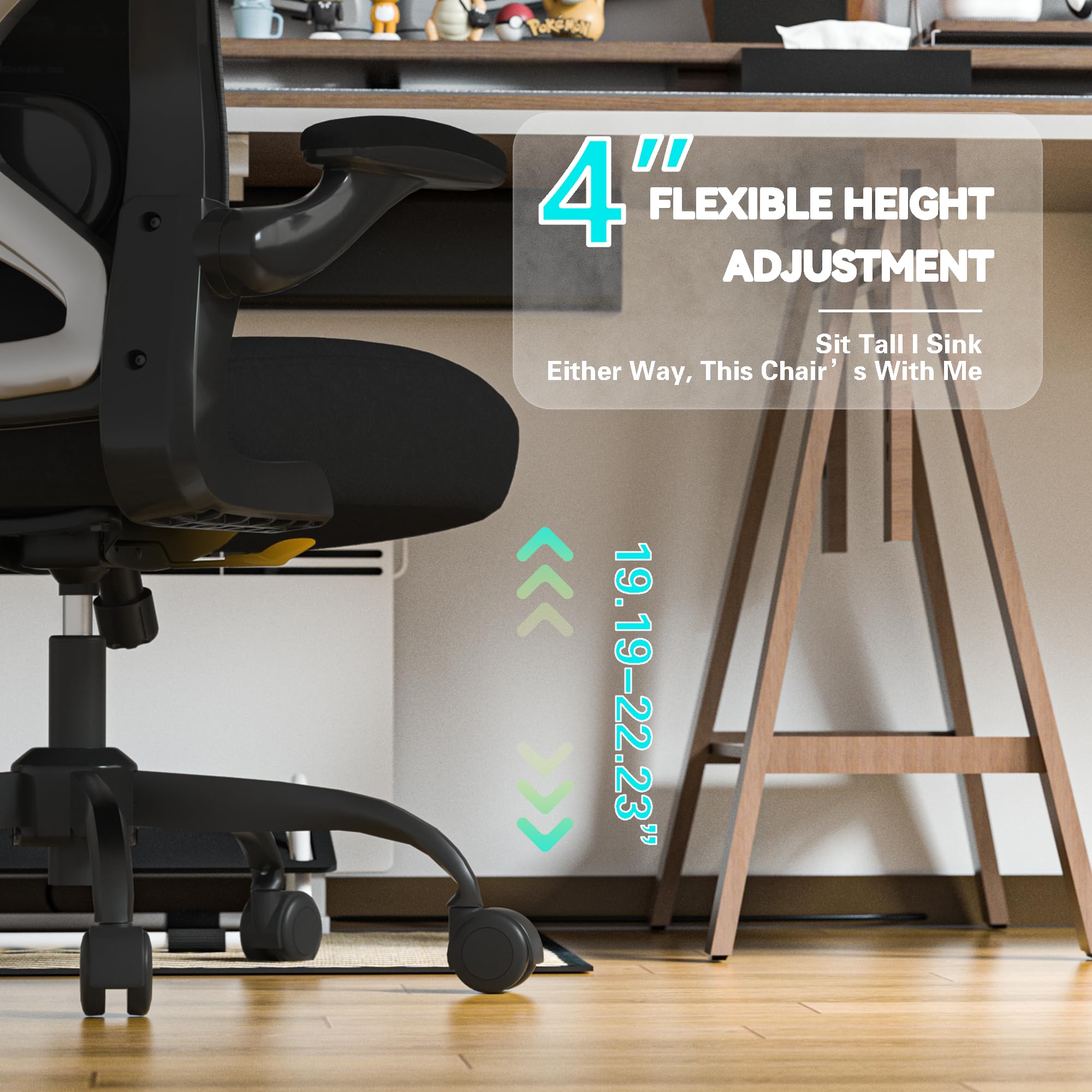 CASASIO tilt and rock mechanism with adjustable tension for personalized movement.