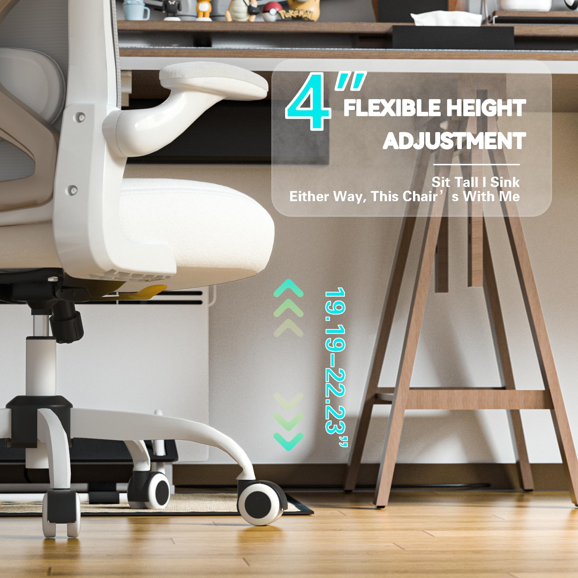 Casasio tilt and rock mechanism promotes natural movement and circulation.