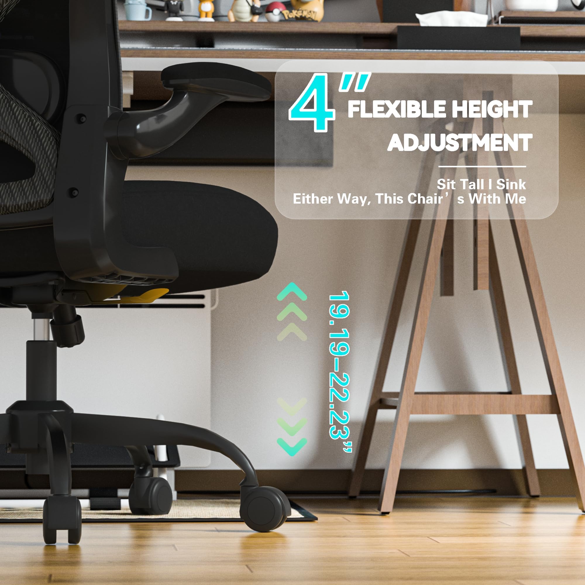 CASASIO office-chair-tilt-rock allows natural movement to relieve stiffness.