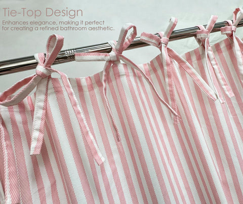 CasaTena hookless top curtain for quick setup in bathrooms, classrooms, or dorms