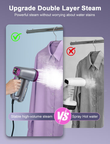 Casavok Travel Steamer is lightweight and easy to move