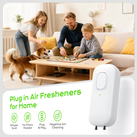 CASEQUUE compact design air purifier placed on a shelf.