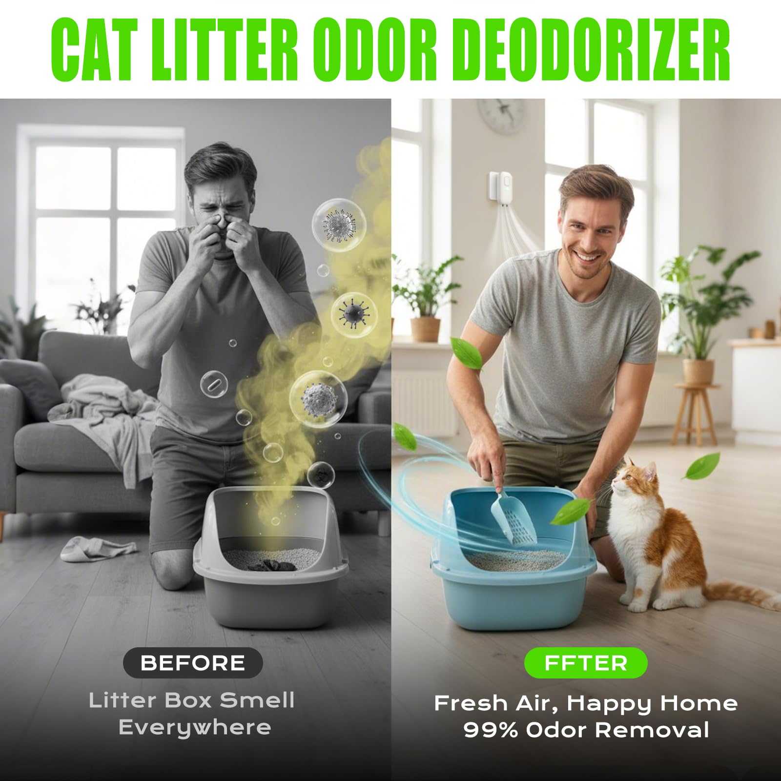 CASEQUUE whisper quiet purifier operating at night without disturbance.